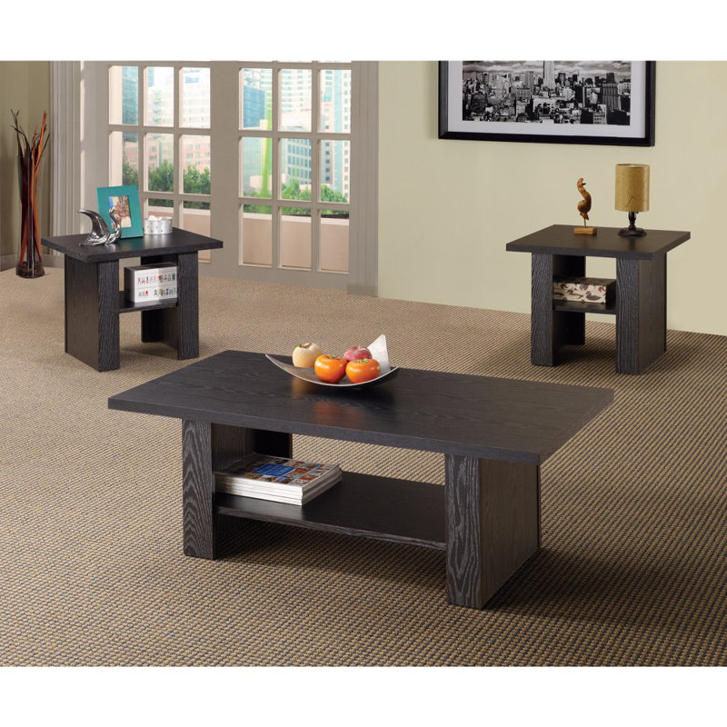 Ensemble de tables basses 3 pièces bewildering rich Pavon
