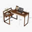 Bureau à domicile de haute qualité, extensible jusqu'à 70 po, bureau rétractable en forme de L, base en bois ciré blanc