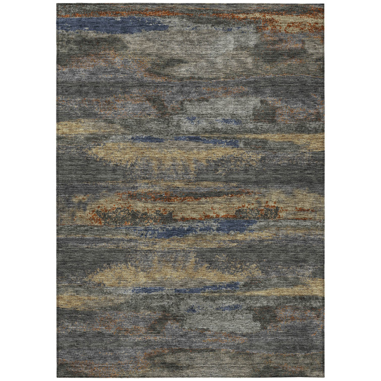 Aleighna Area Rug with Non-Slip Backing