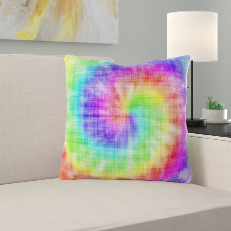 Coussin décoratif aquarelle Seigle, Microsuède, Intérieur