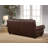 Adelita 85" Genuine Leather Rolled Arm Sofa