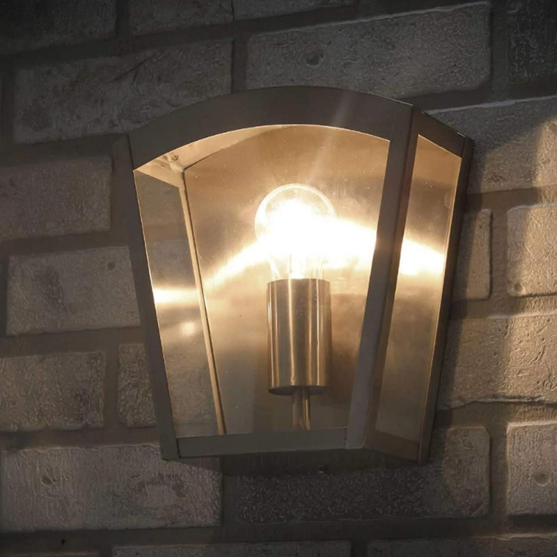 Rearden 24cm H Outdoor Flush Mount, Stainless Steel