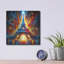 «Eiffel Tower Abstract» par Rey Klimt, art mural en métal-673351715