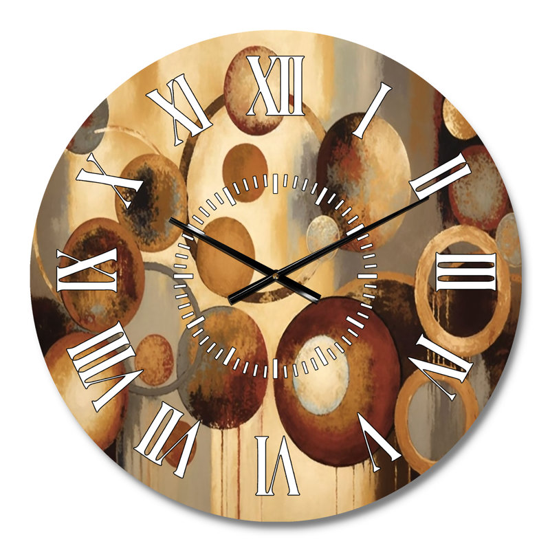 Horloge murale Aged Barrel Universes III, Médium