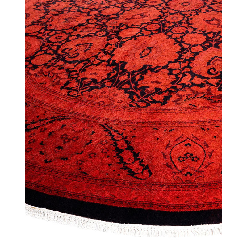 Curstyn One-of-a-Kind 8' 1" X 8' 1" Hand Knotted Area Rug