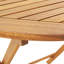4 - Person Acacia Wood Patio Dining Set with Round Table-364309241