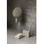Lamura Round Magnifying Metal Framed Wall Mounted Bathroom / Vanity Mirror in Brushed Stainless Steel