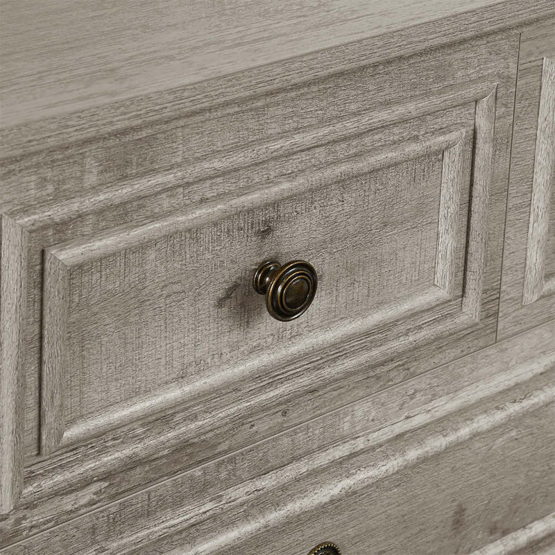 Armoire moderne à 5 tiroirs pour chambre à coucher, Chêne antique