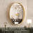 Emmarose Metal Oval Wall Mirror Bathroom Vanity Mirror Accent Mirror-1294108292-1294108293