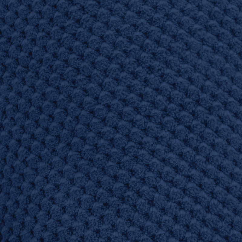 Fabric Electric Power Recliner Chair with Heat and Massage, USB Charge Ports, Extended Footrest, Navy Blue