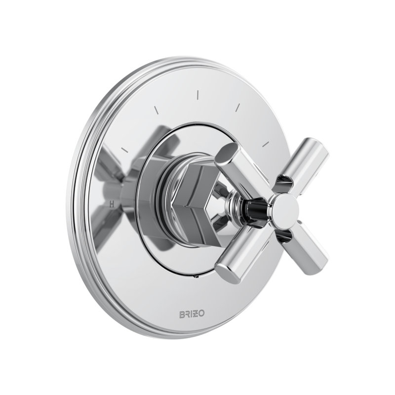 Invari™®Sensori® Thermostatic Valve Trim, Chrome, Cross