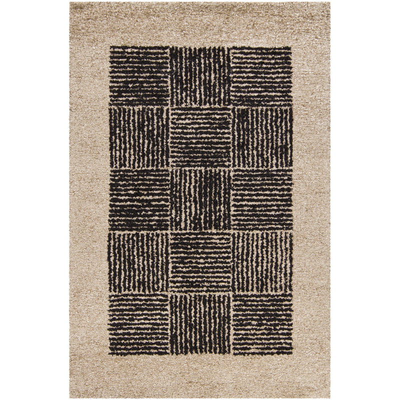 Tapis en polyester tissé à la main Dupoint Authentic, 5 pi x 7 pi 6 po