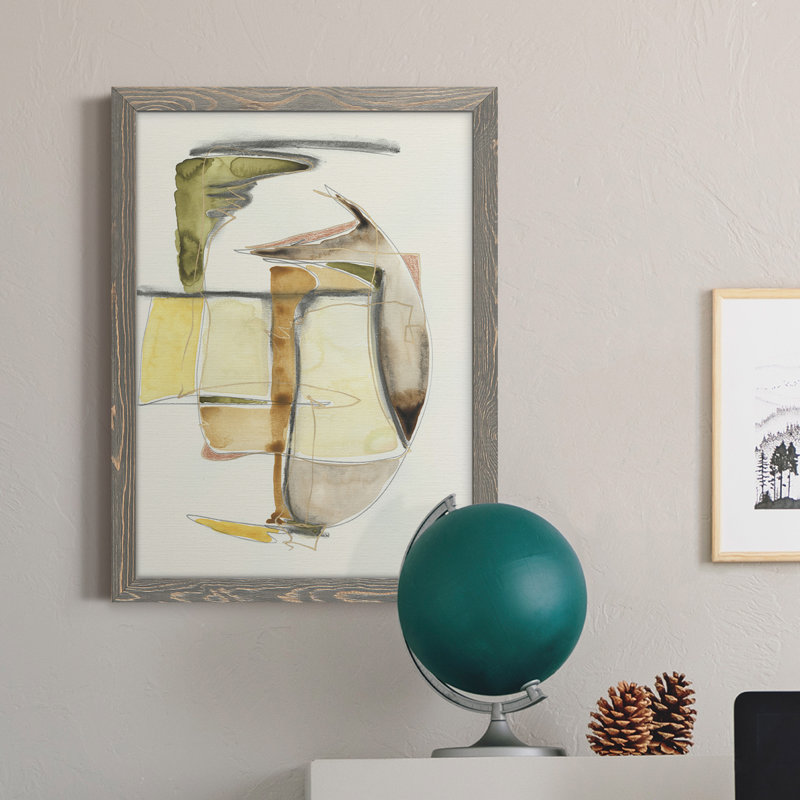 «Brown Sugar I», reproduction d'art sur toile, Cadre gris, H 17 po x l 20 po x P 1 po