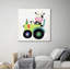 « jolie cow cow », peinture sur toile tendue-406373099