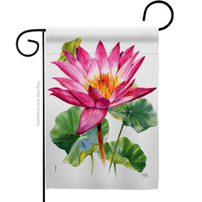 Drapeau de jardin 2 côtés en polyester 18,5 po x 13 po