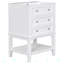 Meuble-lavabo simple autoportant 24,19 po avec plateau en bois manufacturé Millian