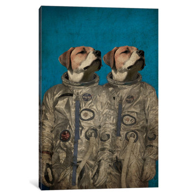 « voyage into outer space », impression sur toile