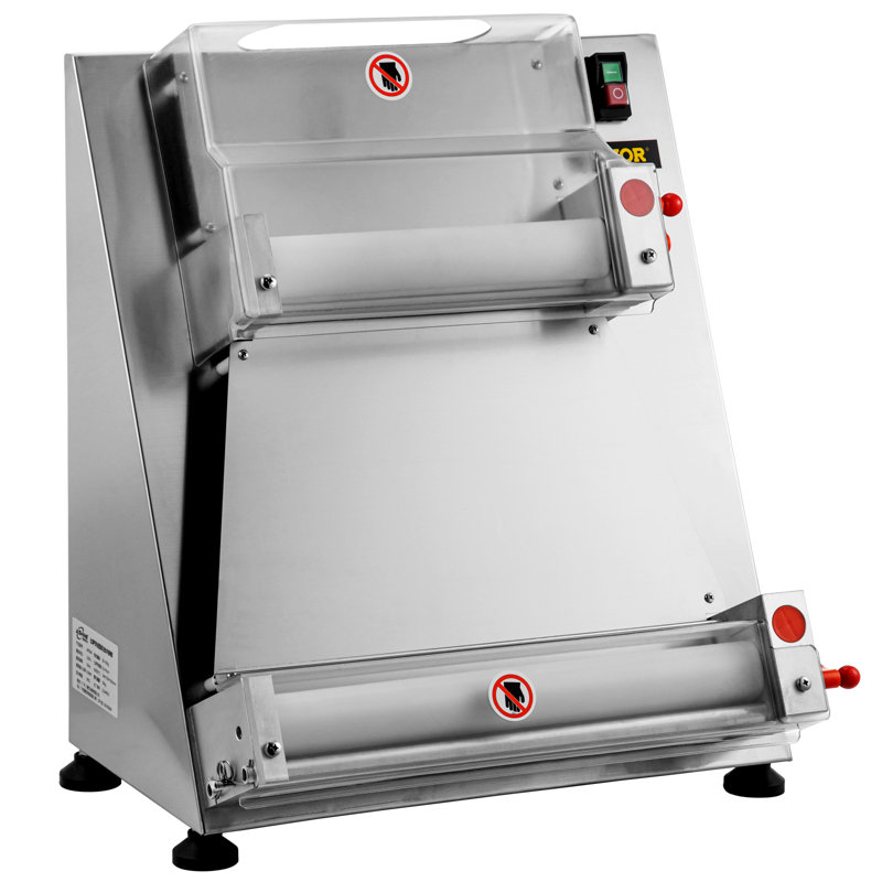 Rouleau à pâtisserie réglable en acier inoxydable avec support VEVOR