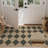 Organic Checkered 2X3 Doormat, Machine Washable Non-Slip Indoor/Outdoor Rug-1596567136