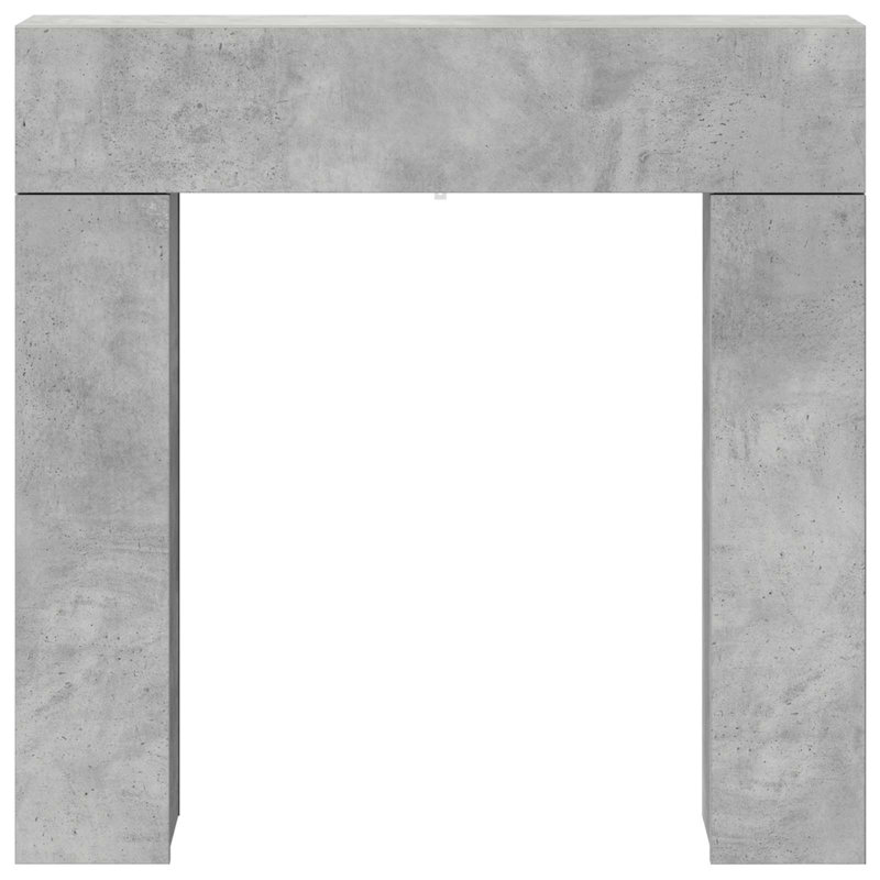 Fireplace Mantel, Concrete Grey