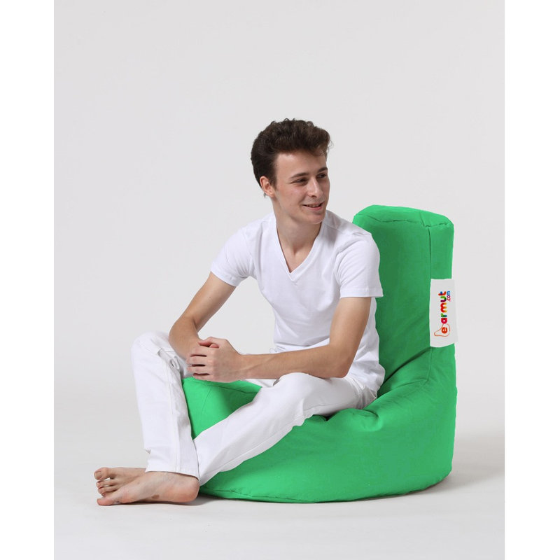 Canapé à billes standard pour l'extérieur, 100 % polyester vert
