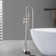 42-7/8 In. 1-Handle Freestanding Tub Faucet With Hand Shower Head
