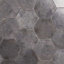 Kalay 9" Hexagon Polished Porcelain Tile-189182000
