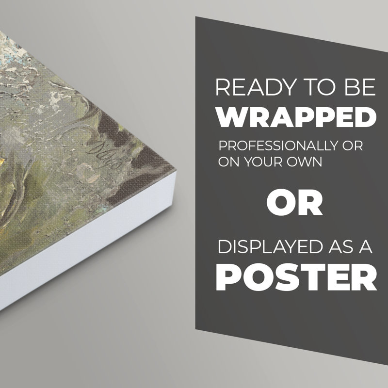 Enchanted Garden I - Impression sur toile seulement - NON-CADRE, H 48 po x l 32 po