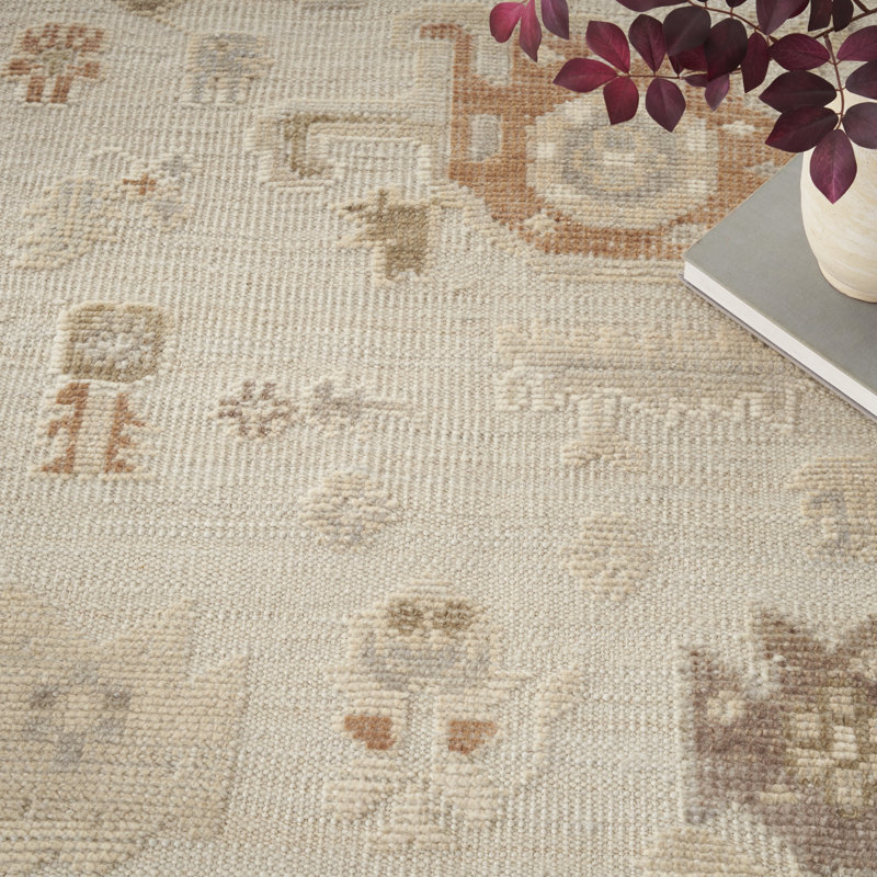 Nourison Tiffinie 10' x 14' Cream Vintage Indoor Rug, Rectangle 10' x 14'