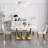 Kekeli 6 - Person Pedestal Dining Set-106383664-106383666