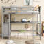 Lit mezzanine polyvalent avec plusieurs fonctions pour optimiser l'espace et optimiser l'utilisation de la pièce-1165320814