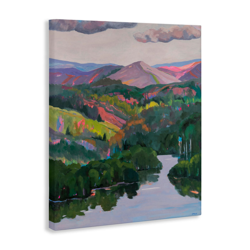 Toile Park City Mountains, conception par Jenny Wantuch, H 40 po x l 30 po