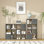 Bibliothèque de rangement - Tablette de présentation multifonctionnelle pour le salon, la chambre à coucher et le bureau personnel