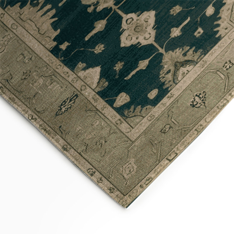 Tapis vert intérieur et extérieur surteint, Rectangle 5 pi x 7 pi
