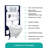 Stormon Dual-Flush Round Wall-Mount Toilet with Soft-Close Seat, Tank, Carrier System and Push Button-50118398-50118399