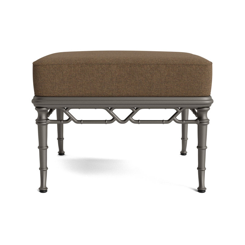 Calcutta Outdoor Ottoman, Mica, Fushion Moccasian