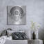 Bungalow Rose «Mandala Crest» par Hello Angel, art mural en métal-1381555591