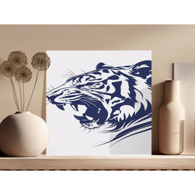 Sharkey Wrapped Canvas Print Set, 16x16