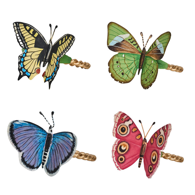 Meadow Walk Butterfly Napkin Ring Assorted