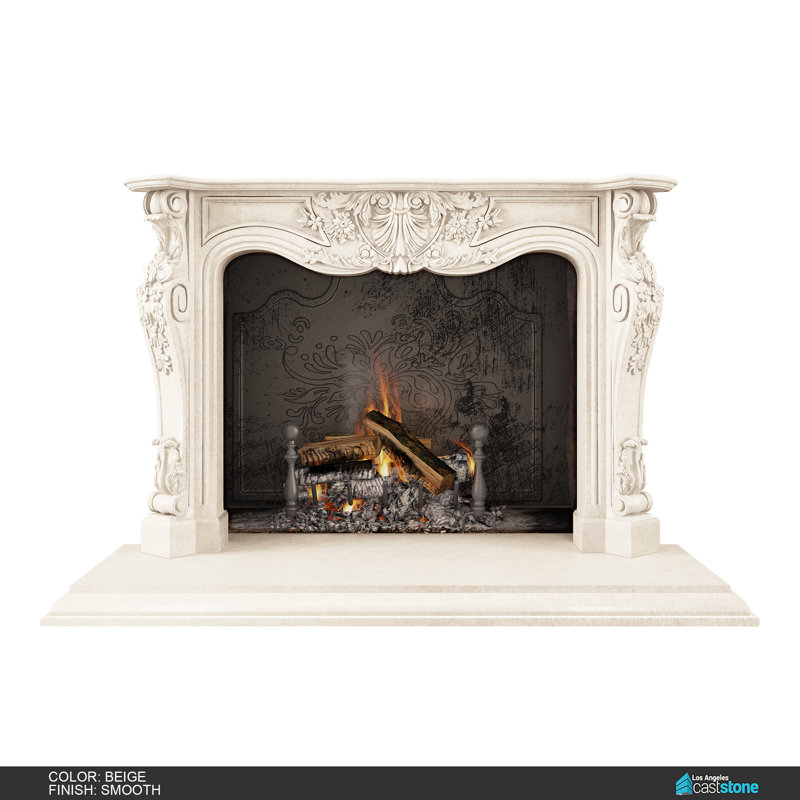Athena Fireplace Surround, Smooth Beige