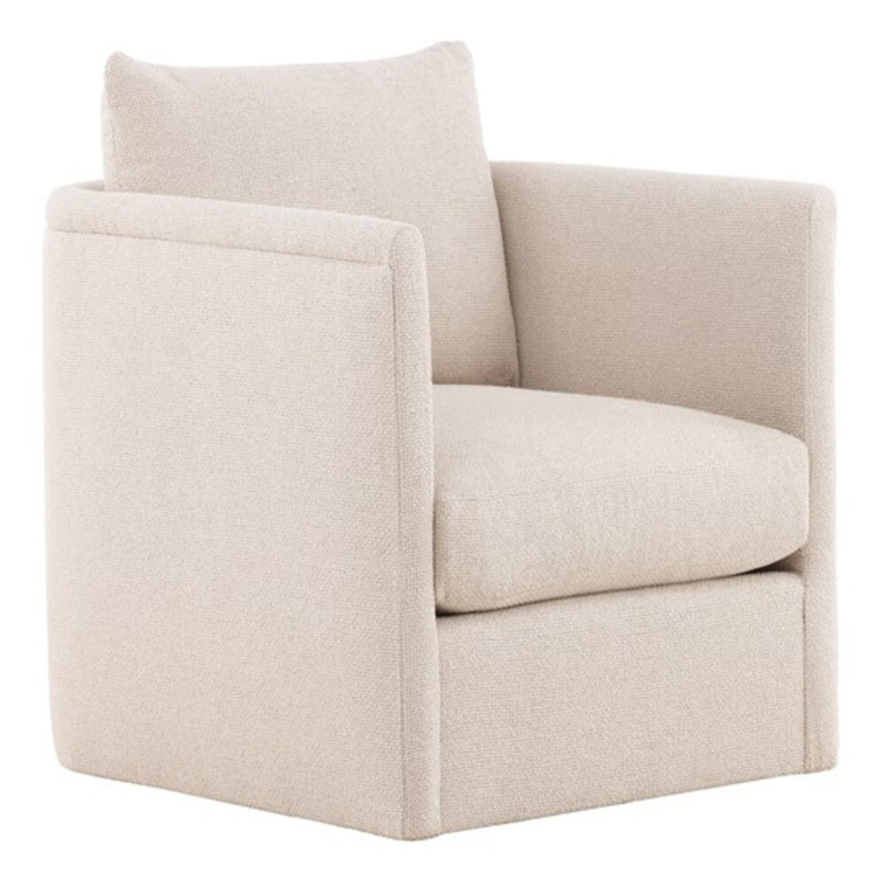 Fauteuil pivotant Liam, Kendra sable