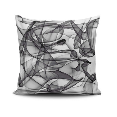 Housse de coussin Ermino, 17 x 17 pouces, 50% coton / 50% polyester | Lavable à la machine à 104 ° F, repassable, fermeture à glissière dissimulée | Parfait pour le salon, la chambre à coucher et la décoration intérieure élégante
