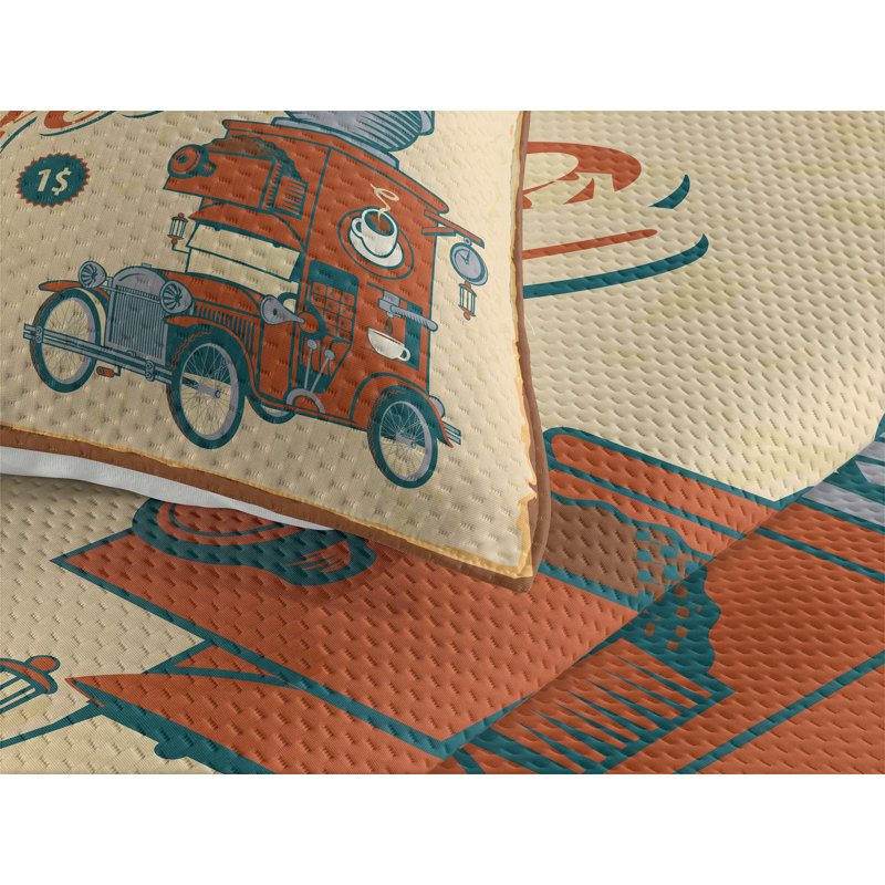Farmhouse / Country Polyester Coverlet