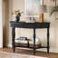 Console demi-lune en bois massif avec tiroir et tablette-1497751112-1497751122-1497751125-1497751130