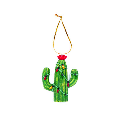 Ornement suspendu en forme de cactus