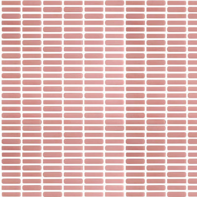 Venini 1/2" x 2" Mini Brick Frosted Glass Mosaic Tile