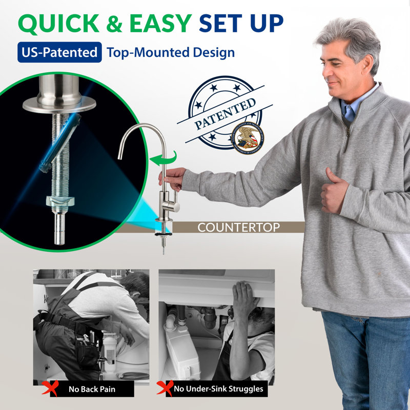 ISpring Water Systems Kitchen Faucet, Oil Rubbed