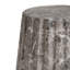 Table d'appoint d'extérieur sculptée Cleme, brun-28279521