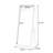 28 x 67 Inch Tempered LED Standing Mirror-1857698202