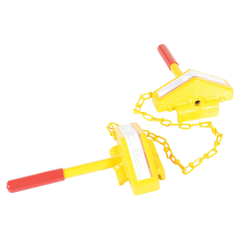 STEEL RAIL CHOCK W/ FLAG RAIL CHOCK
